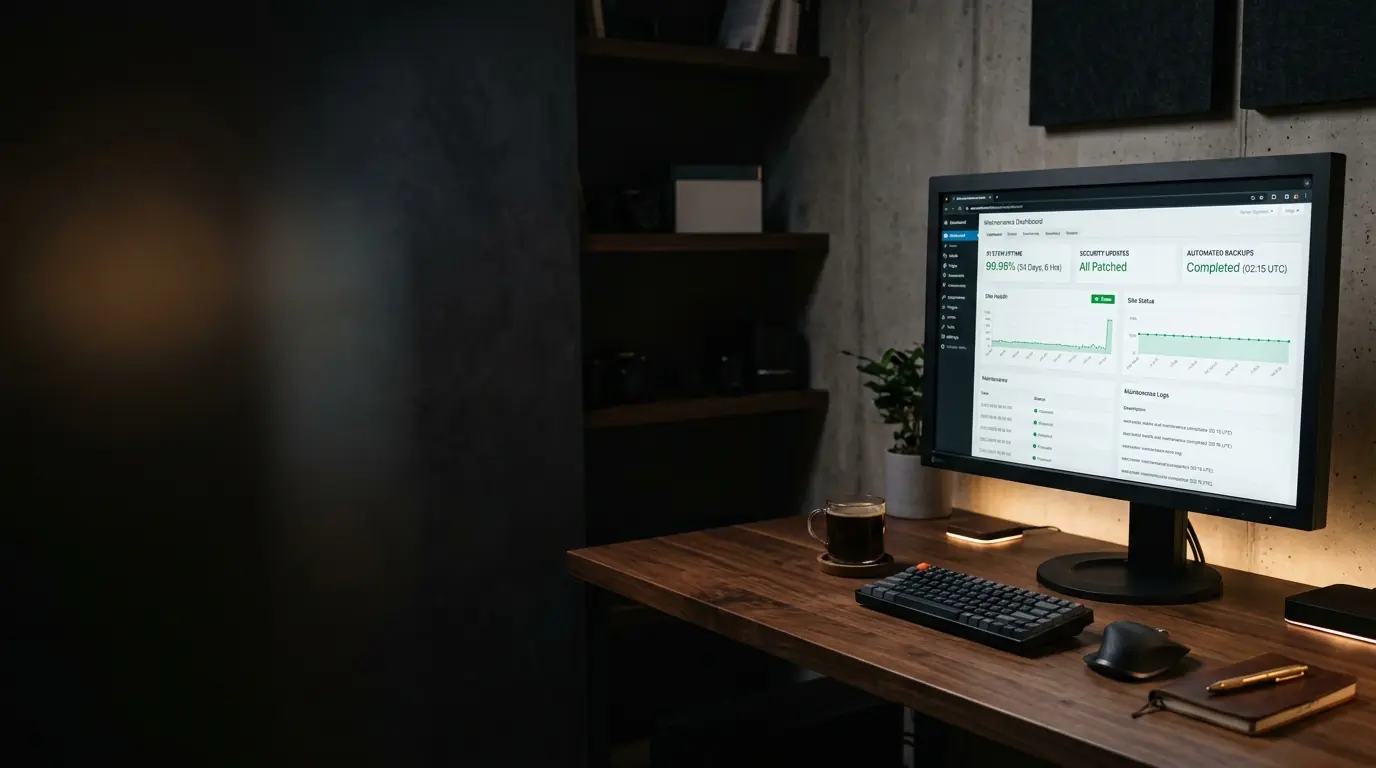 Qué incluye el mantenimiento web y cómo elegir plan
